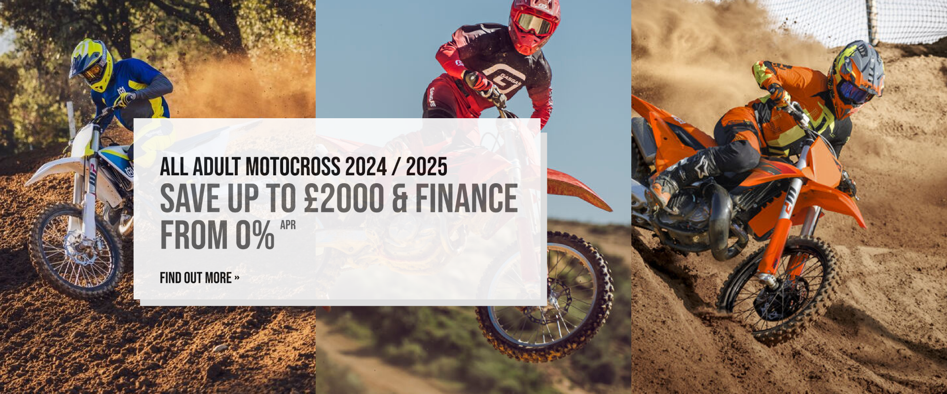 ALL Adult motocross 2024 / 2024 – Save up to £2000 & Finnace from 0% APR